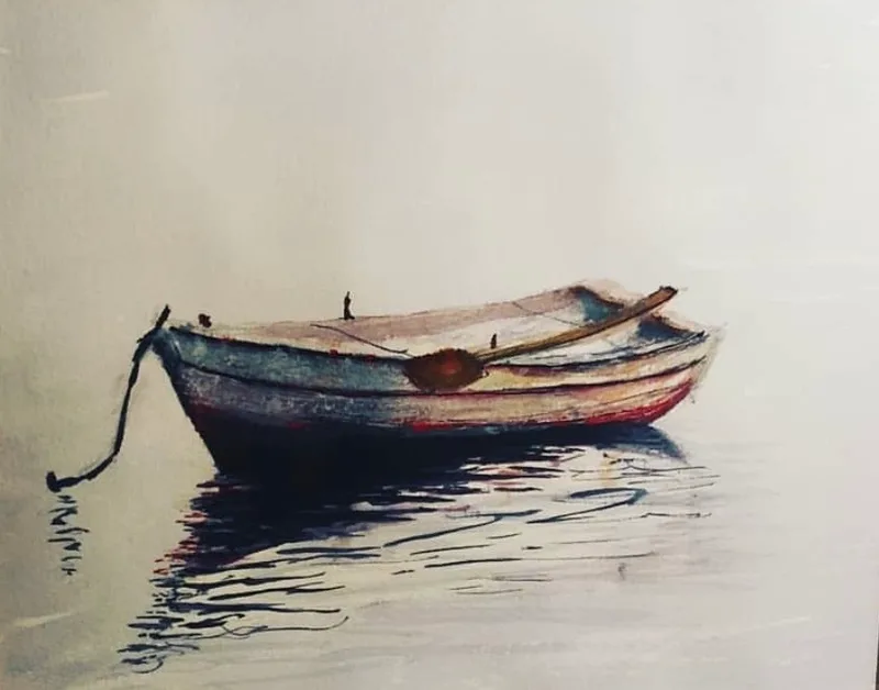 Lonely boat