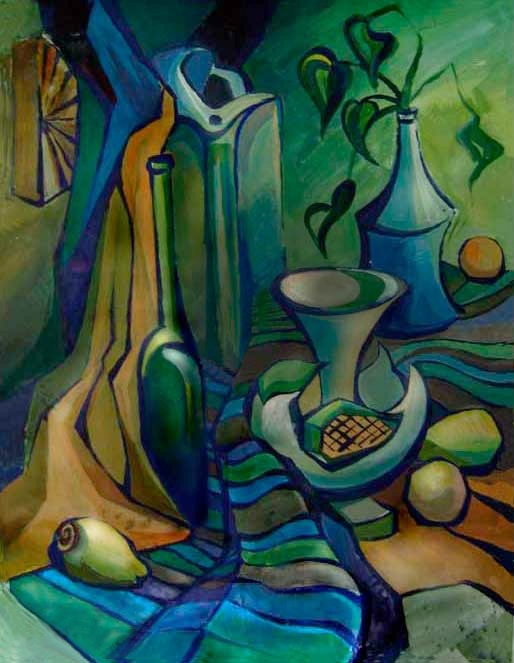 Naturaleza muerta verde