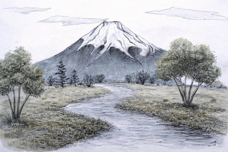 Quiet River Beneath The Mountain